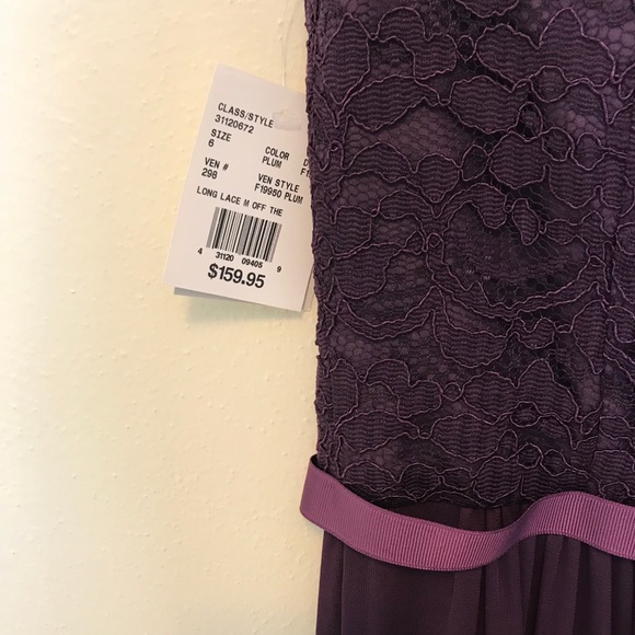 NWT David’s Bridal Lace Bridesmaid Dress Size 6 - Picture 13 of 16